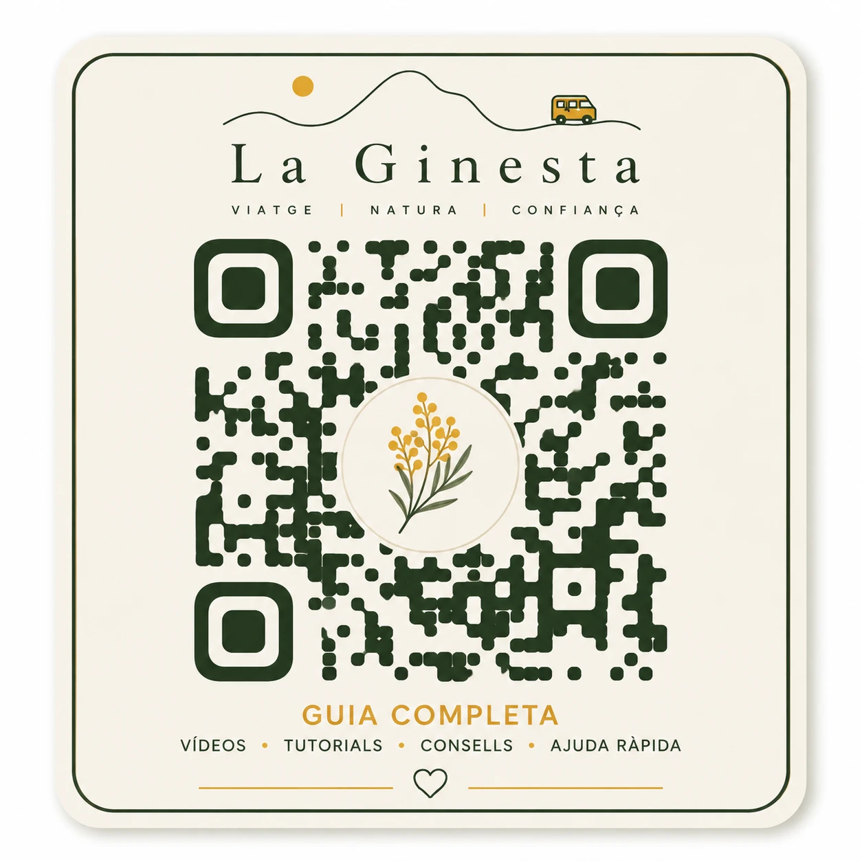 QR accés guia La Ginesta